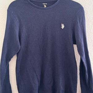 Polo by Ralph Lauren Youth Boys Navy Long sleeve thermal short